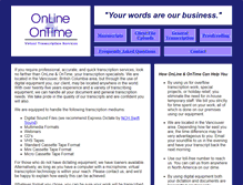 Tablet Screenshot of onlineandontime.com